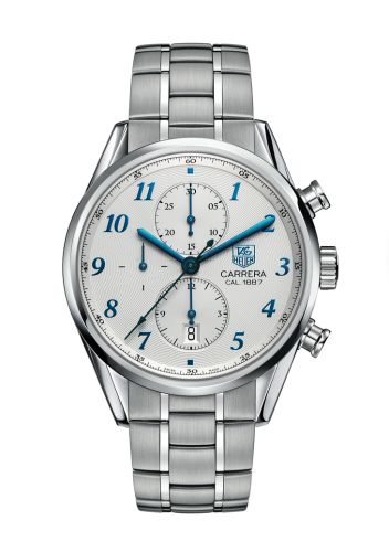 TAG Heuer Carrera Calibre 1887 41 Stainless Steel / Silver - Heritage / Bracelet